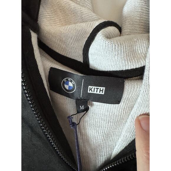 Kith for BMW Bonded Velour Williams V Full Zip Hoodie Size M NWT - Picture 7 of 16